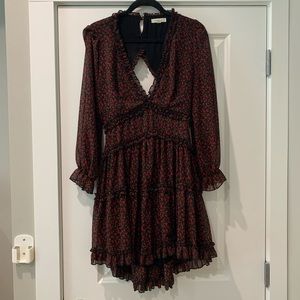 Rose patterned dress